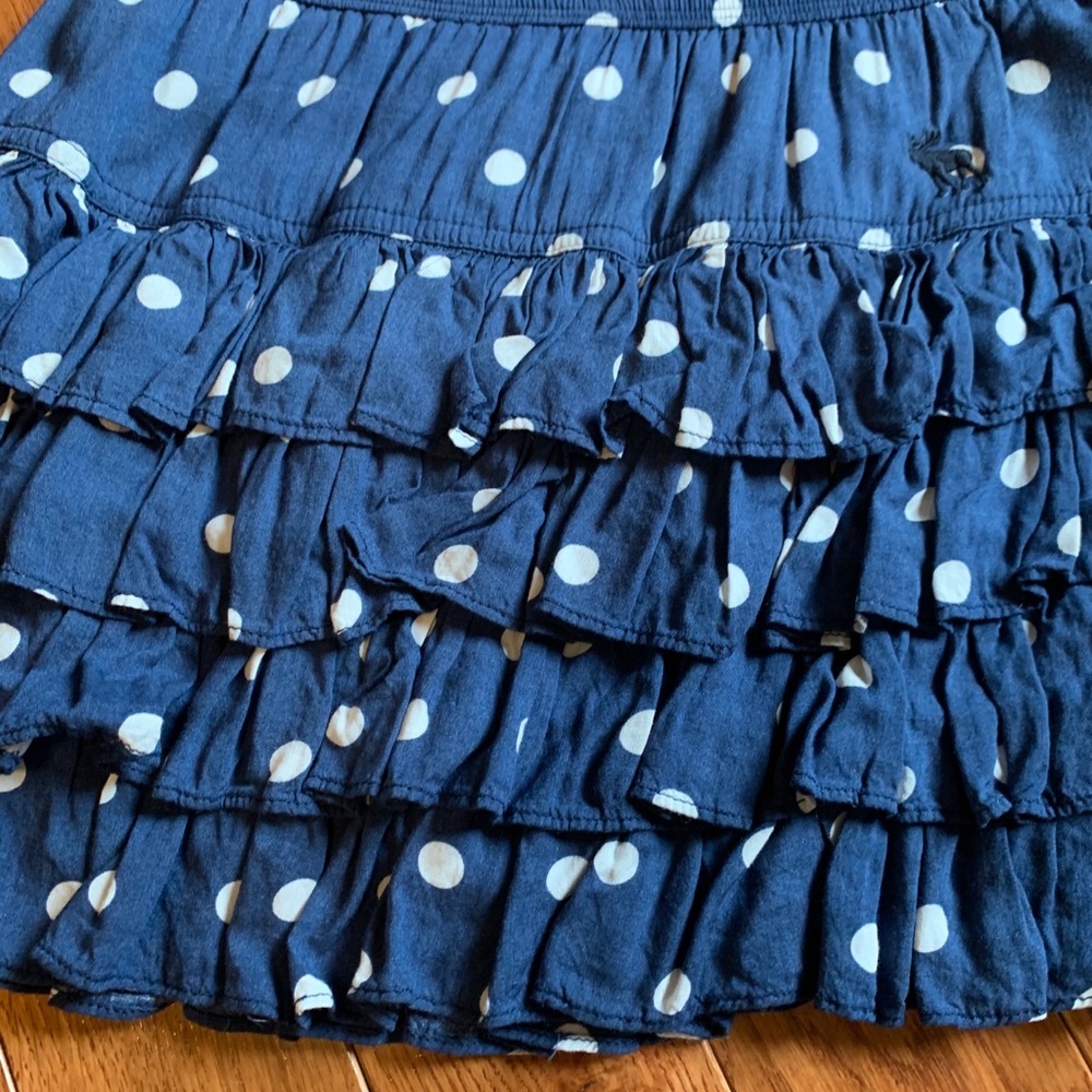 Abercrombie & Fitch polka dot ruffled mini skirt - Picture 2 of 6